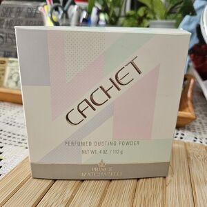 Vintage Prince Matchabelli CACHET 4.0oz Perfumed Dusting Powder NIB Hard to Find